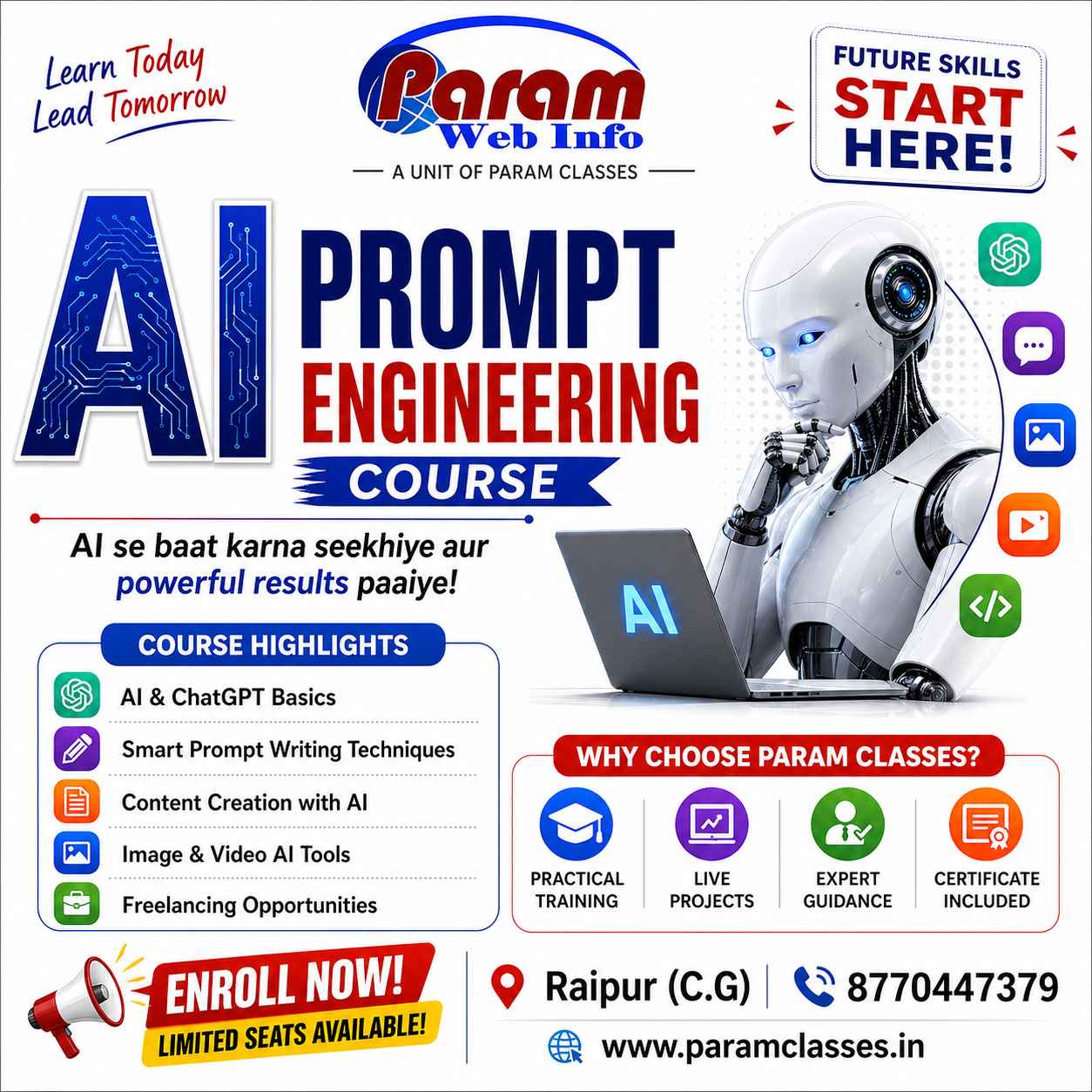 Learn AI Prompt Engineering in Raipur Easily