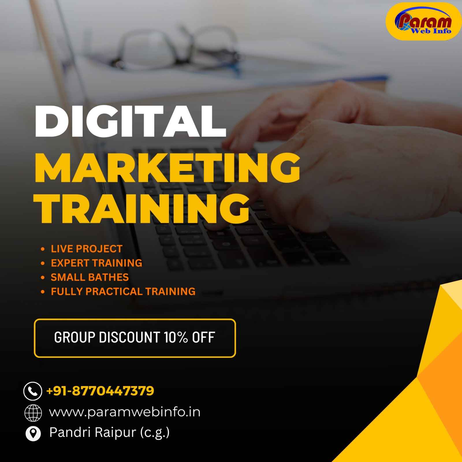 Learn Digital Marketing with Live Projects With Paramclasses