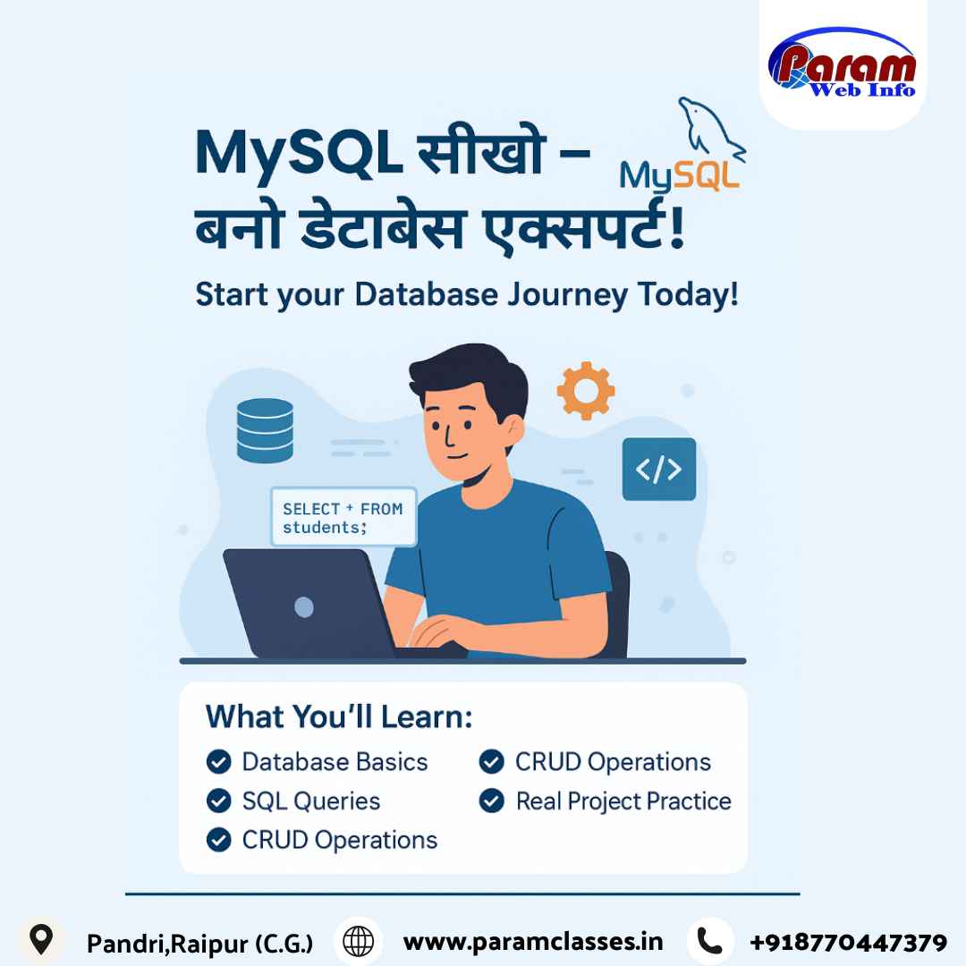 Learn Database Skills at ParamClasses