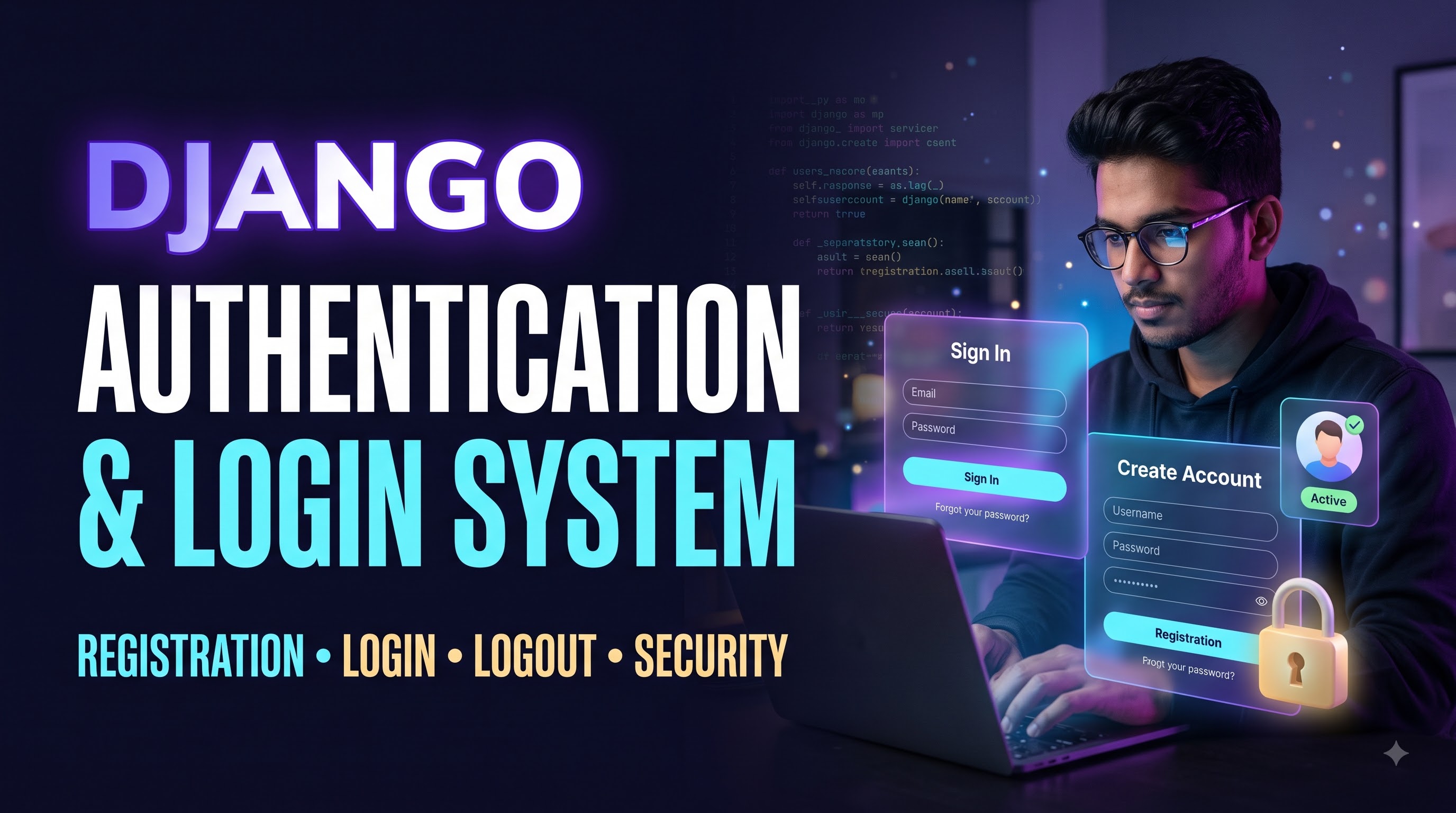 Django Authentication and User Login System: Registration, Login, Logout, and Access Control