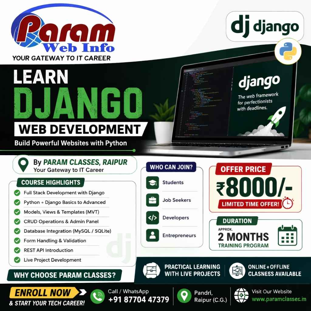 Django Web Development Training in Raipur