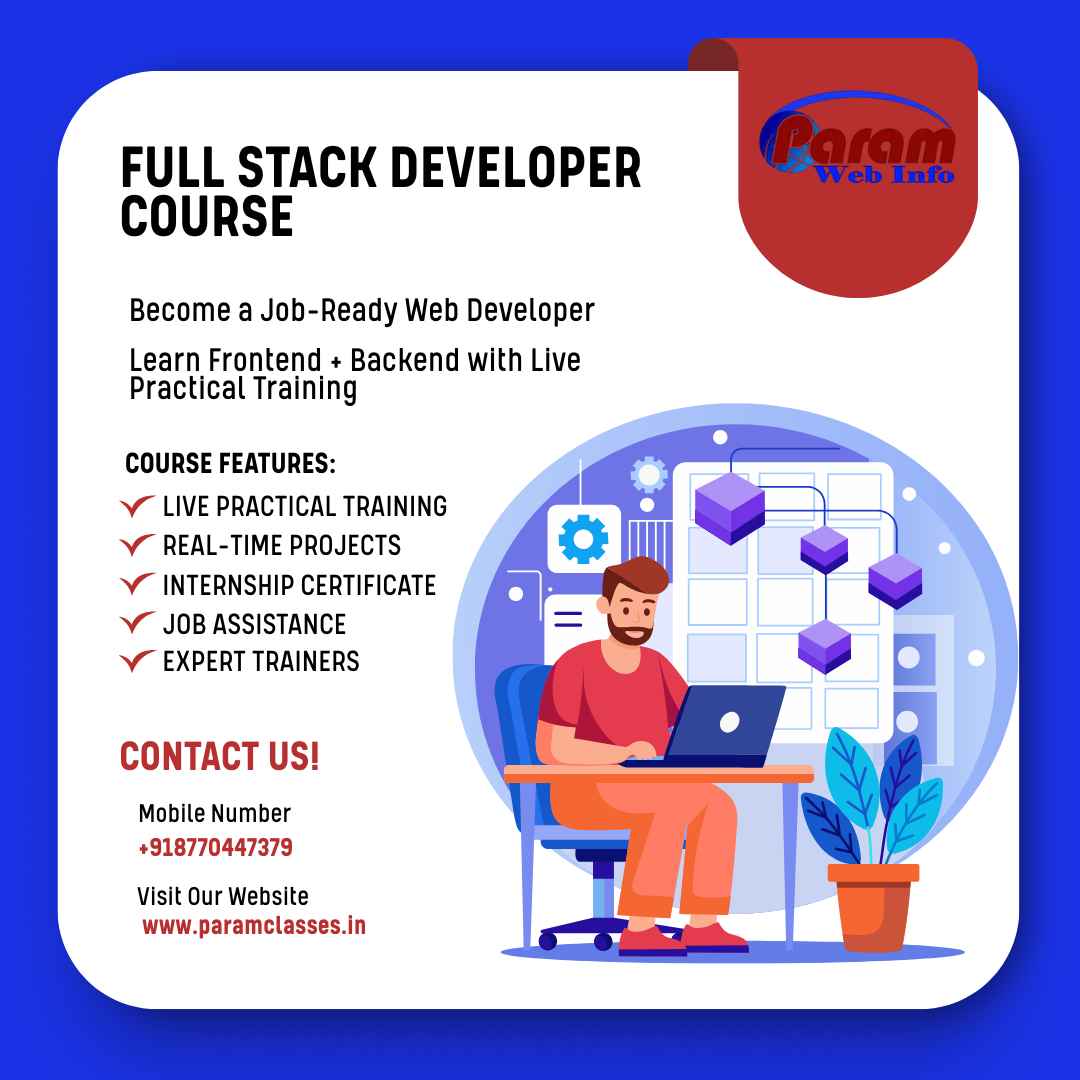 Full Stack Developer Course at Paramclasses