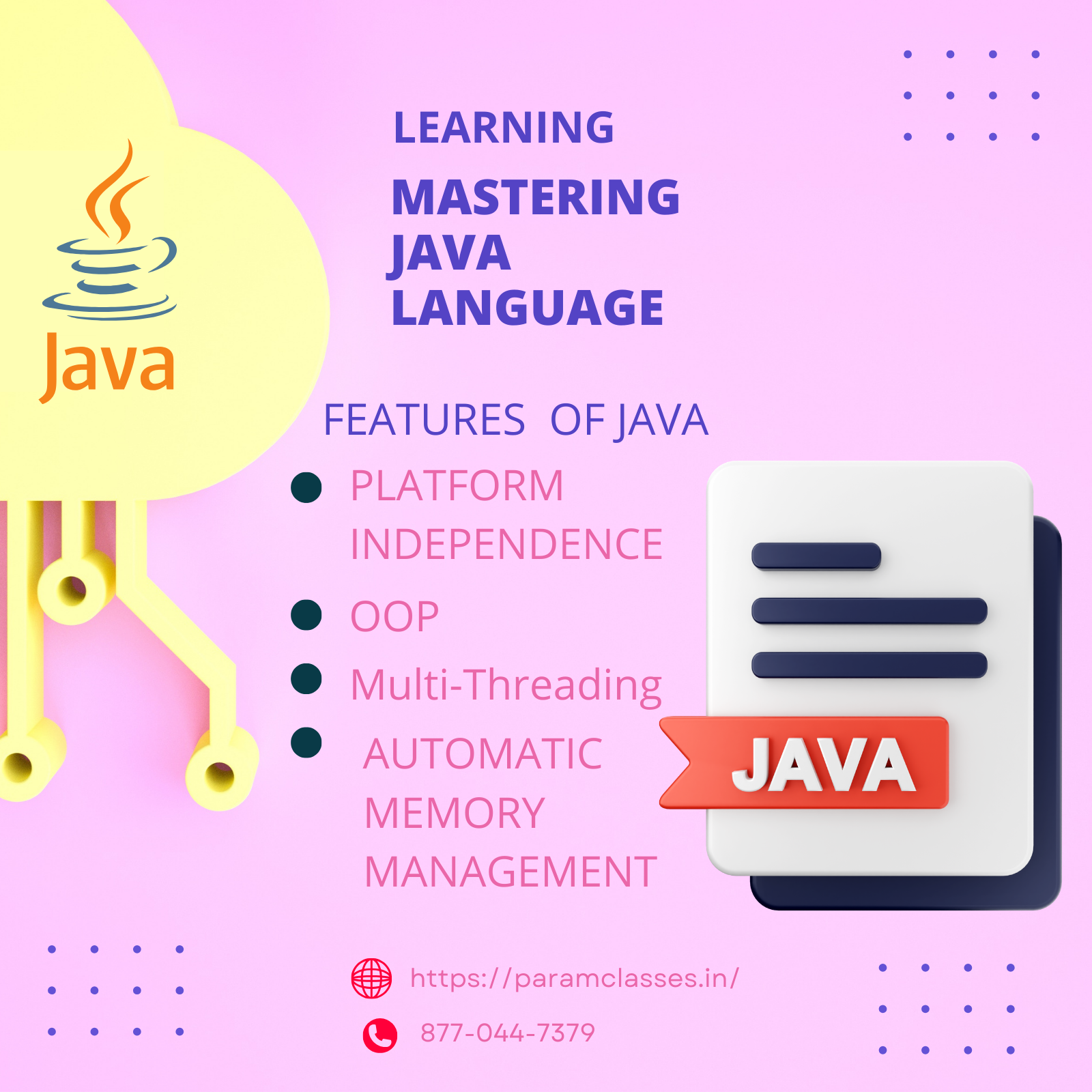 Mastering Java Language: Scope, Features, and Career Path – Paramclasses Raipur