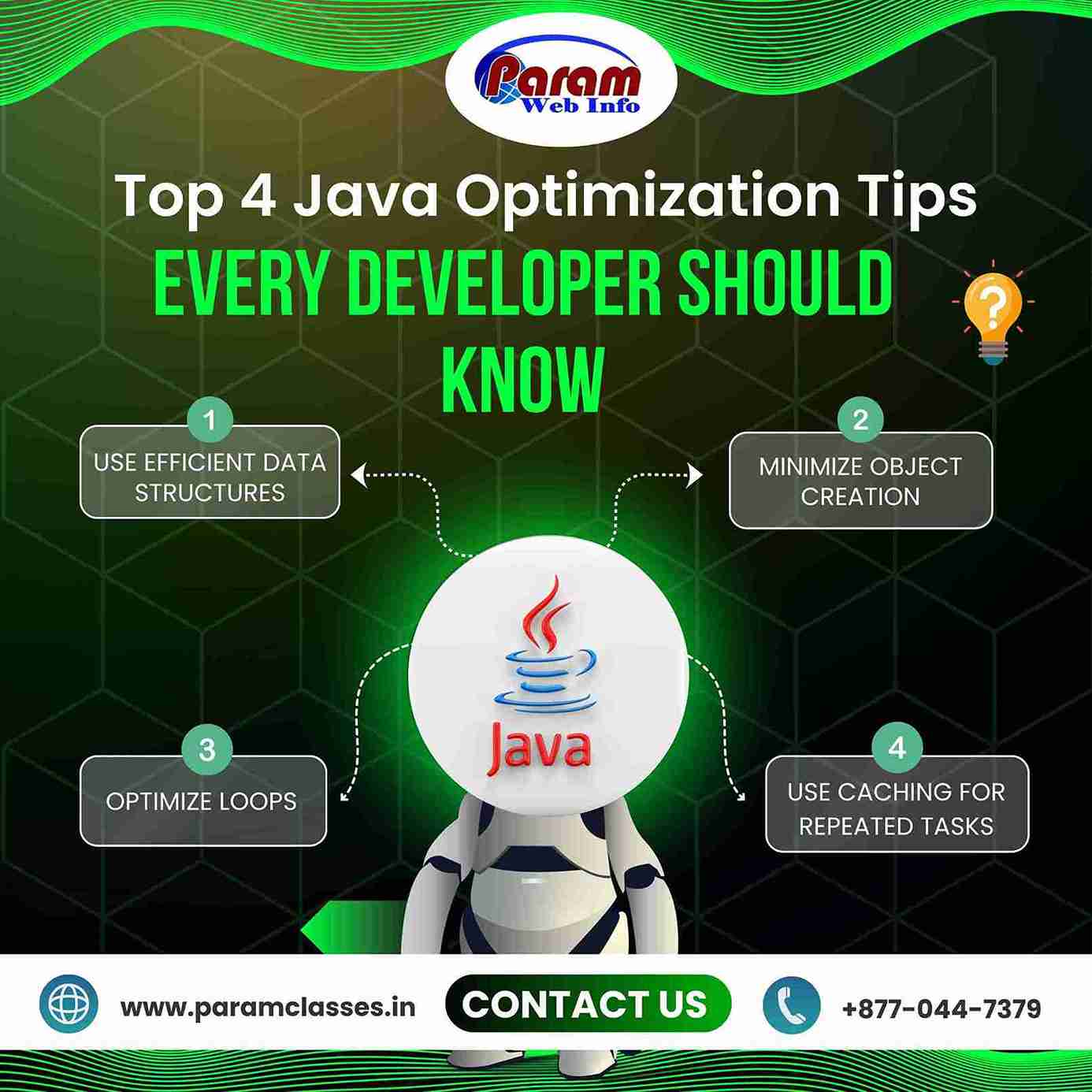Top 4 Java Optimization Tips Every Developer Should Know Learn with ParamClasses in Raipur