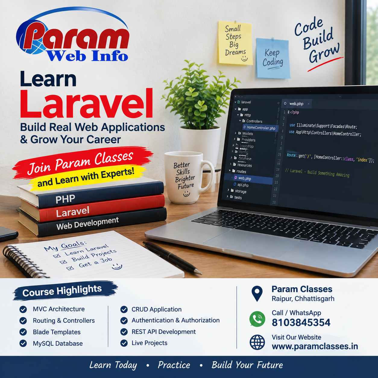 Go Beyond PHP Learn Laravel with Paramclasses