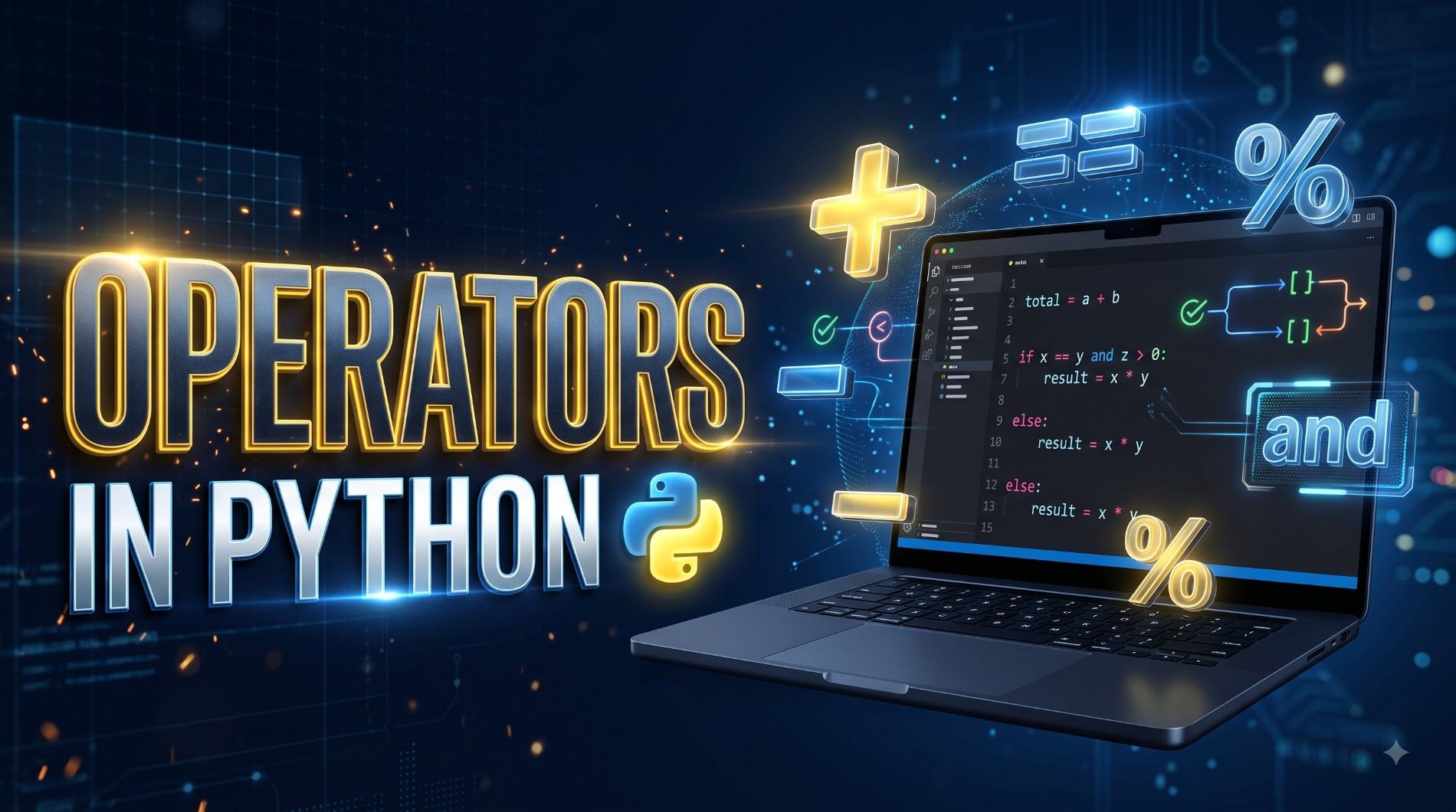 WHAT ARE OPERATORS IN PYTHON?