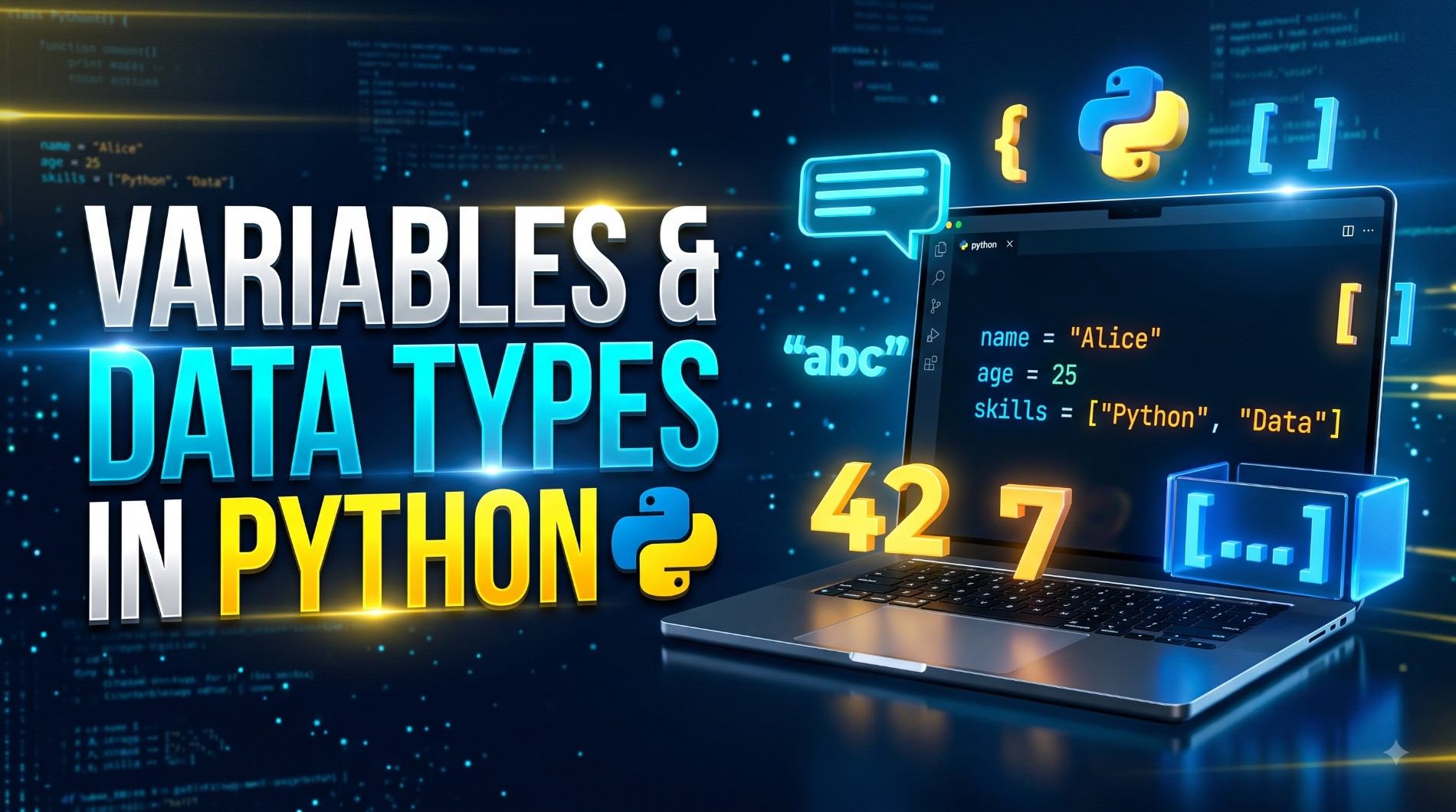 Variables and Data Types Tutorial for Beginners