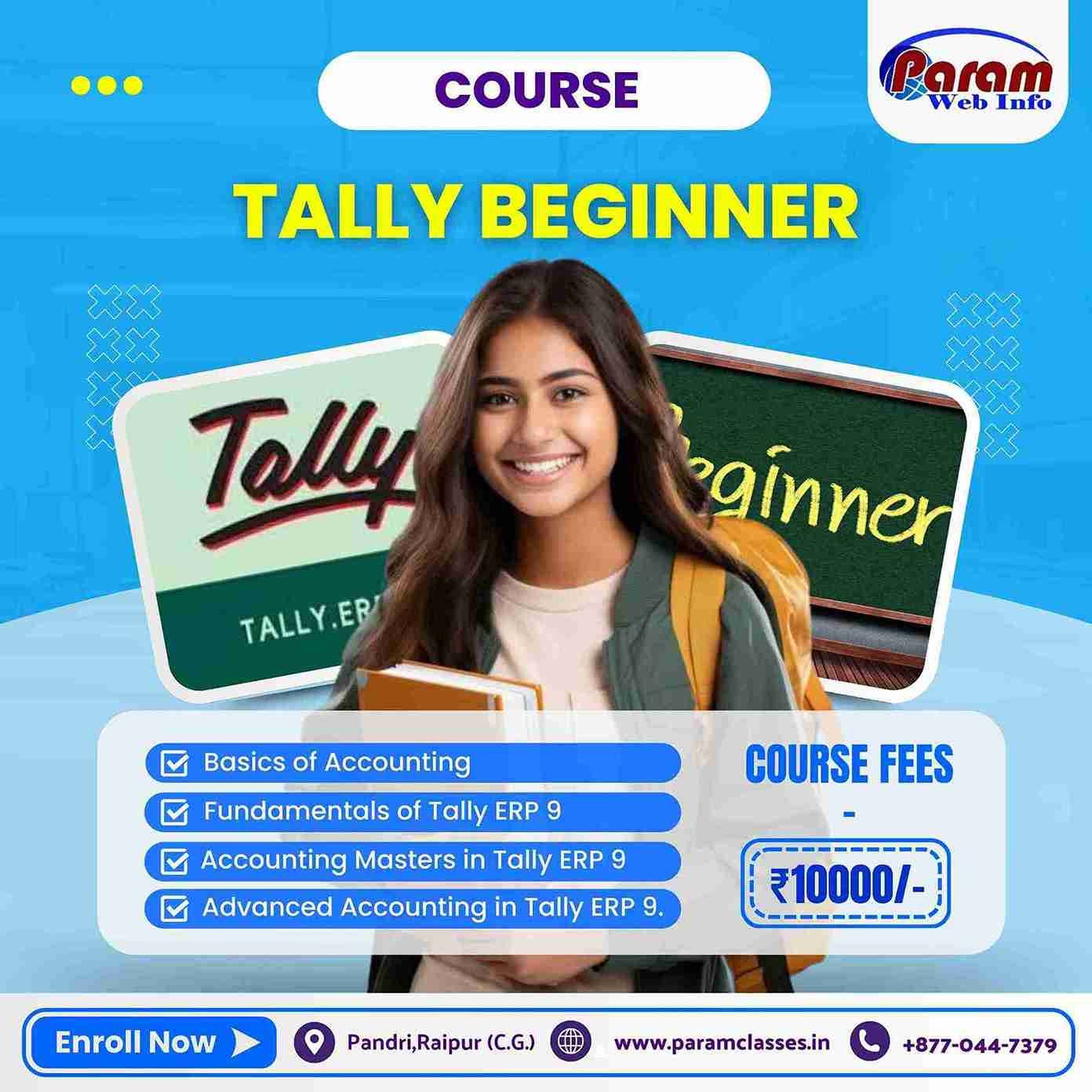 Join Tally Beginner Course in Raipur Today