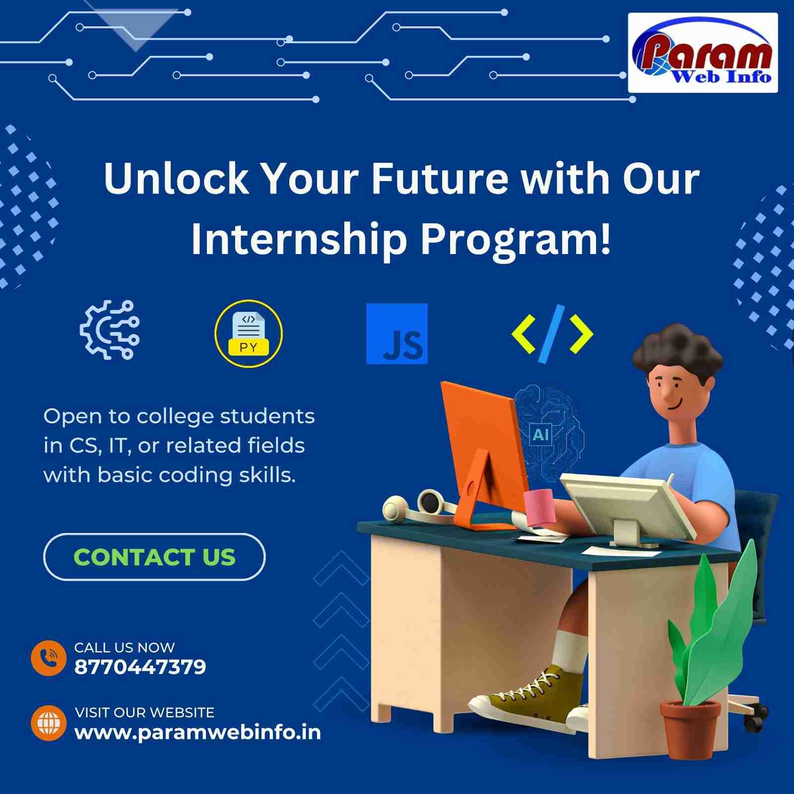 Best Internship for CS and IT Students in Raipur