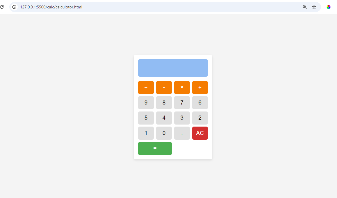 Building a Responsive Calculator Interface with HTML and CSS