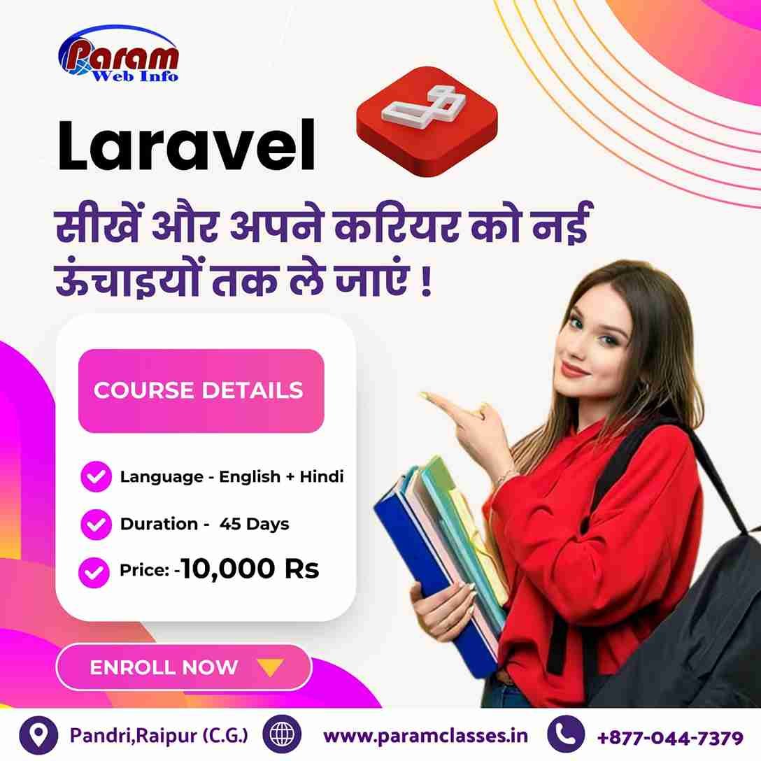 Laravel Training at Param Classes