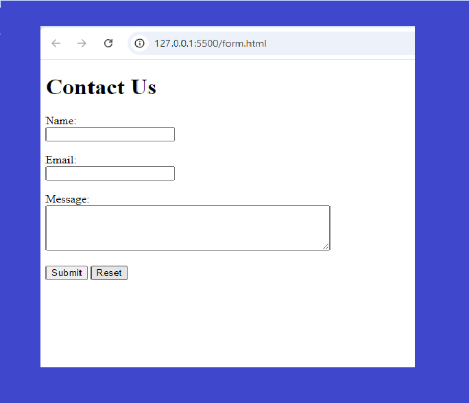 Build Your Own Contact Form with HTML