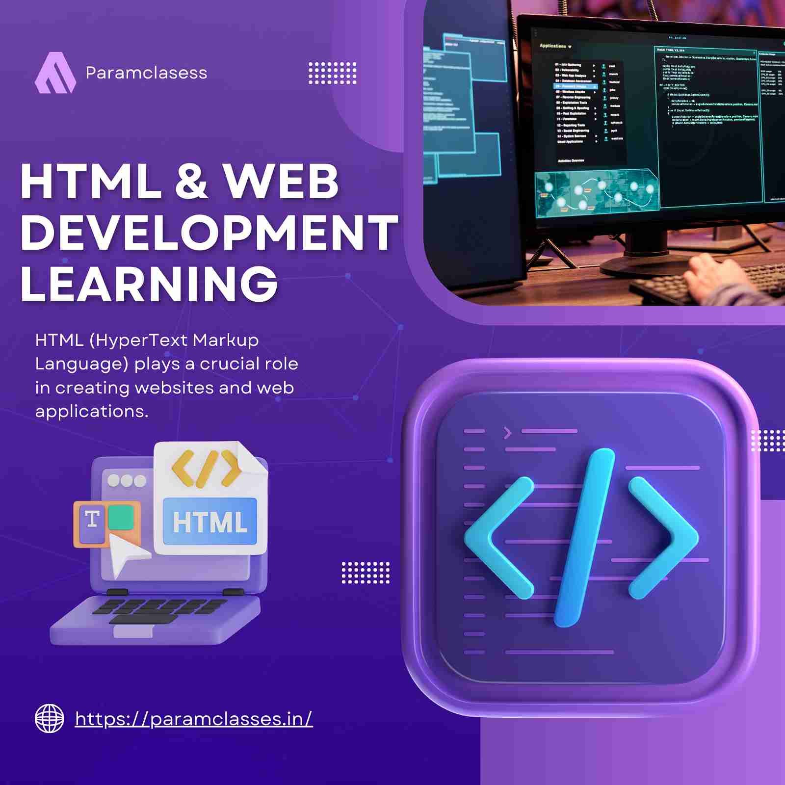 Master HTML and Web Development at Paramclasses, Raipur