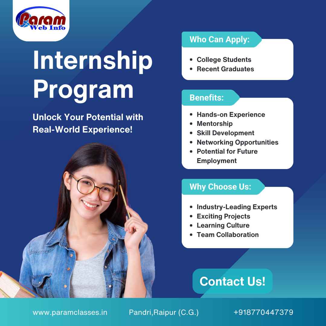 ParamClasses Raipur Internship 2025 Program Guide